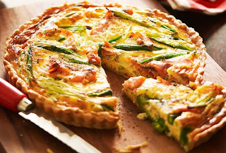 Salmon-Asparagus-Quiche