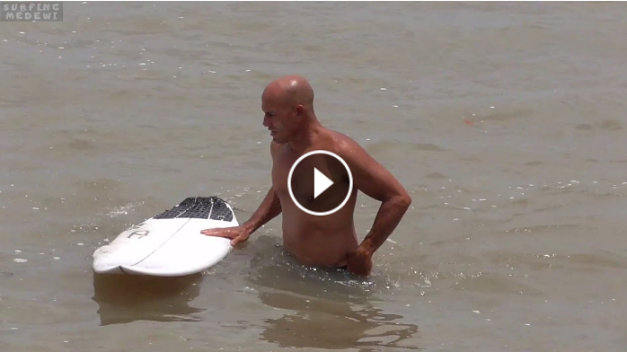 Kelly Slater Surfing Medewi West Coast - Bali Indonesia