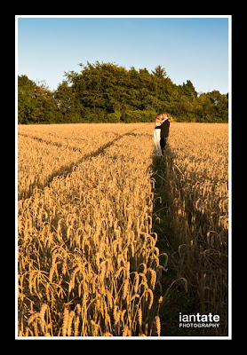 wedding photography wheat field