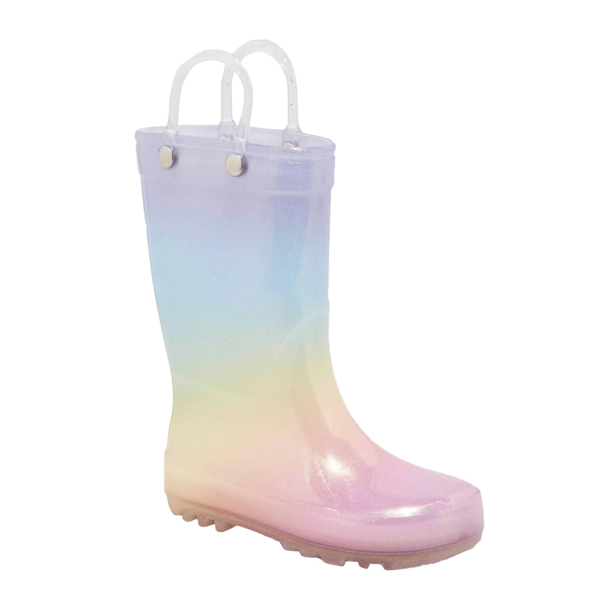 Toddler Girls Rainbow Rain Boots from Target