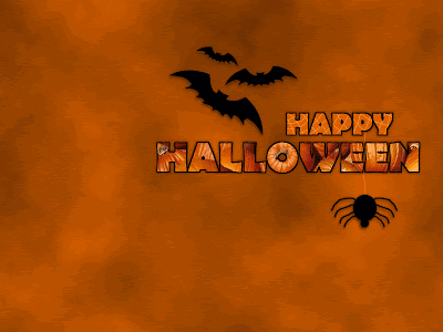 Halloween Computer Card