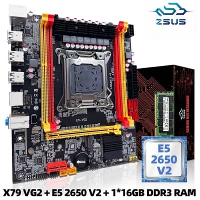 ZSUS X79 VG2 + Intel Xeon E5 2650 v2 + 16 GB