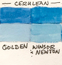 Cerulean color comparison