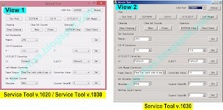 Service Tool v.1020 and Service Tool v.1030