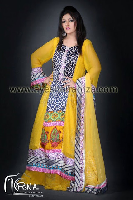 Eid Collection 2012 by Ayesha Hamza Couture www.fashion-beautyzone.blogspot.com