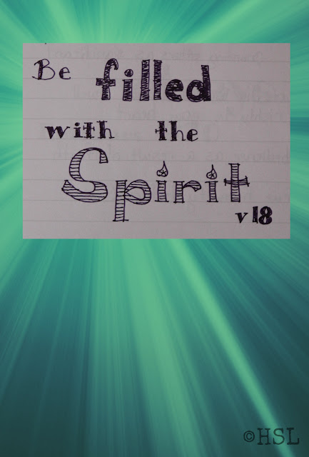 Ephesians 5:18, Scripture Writing