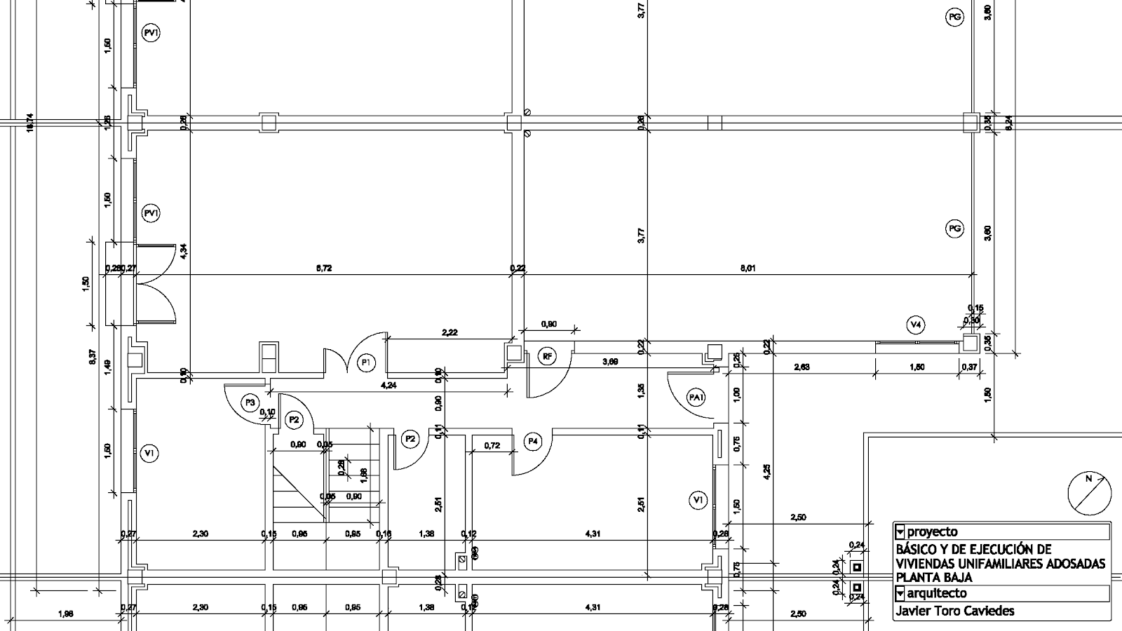 proyecto vivienda planta arquitecto valladolid