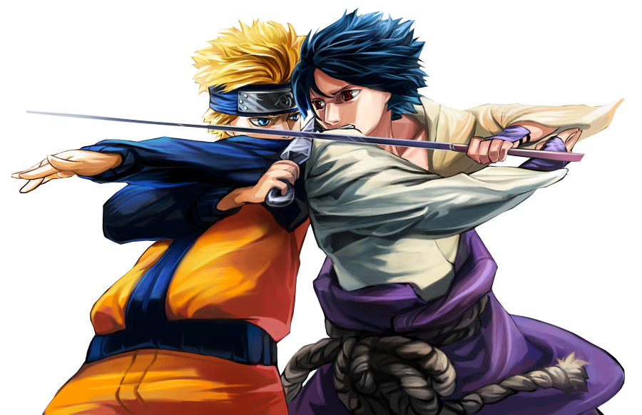 Sasuke vs Naruto. The battle