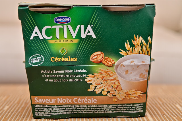 Activia Céréales Saveur Noix Céréale (460g) Danone - Activia - Yaourt - Dessert - Danone - Noix - Chestnut - Cereals - Muesli - Avoine - Breakfast - Noix