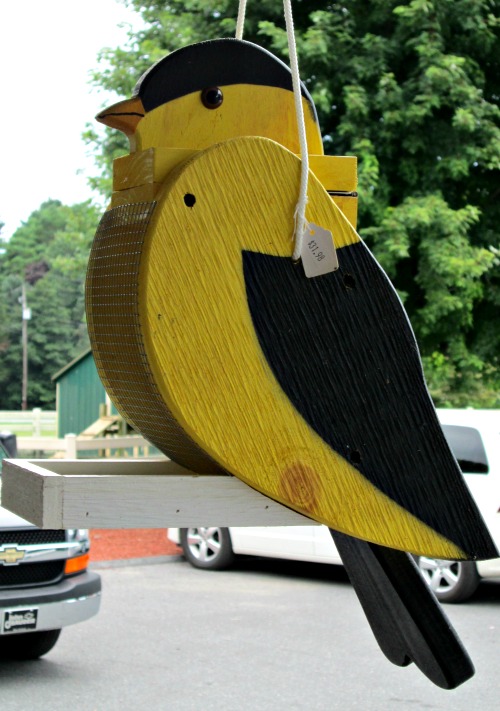 Unique Wooden Bird Feeder