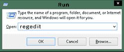 open registry editor