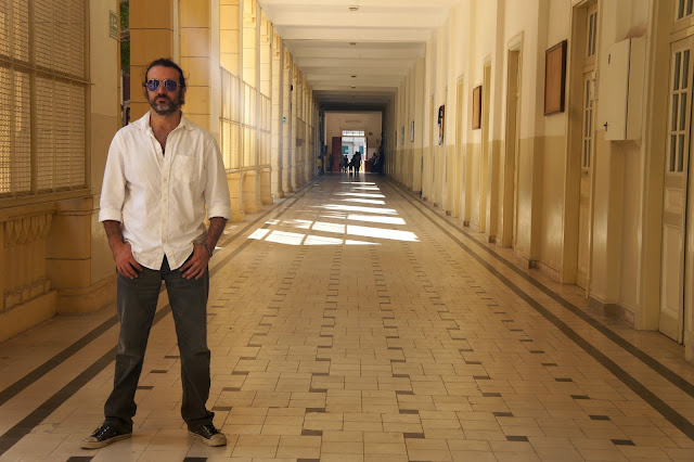 Omar Cherif at Collège Saint Marc — Alexandria, Egypt 2015