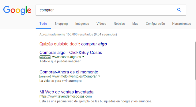 Anuncio en google