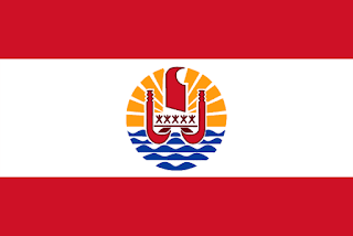 علم دولة بولينيزيا الفرنسية