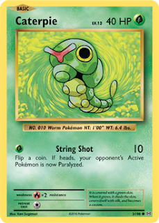 Caterpie Evolutions Pokemon Card