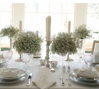 do you think baby's breath bouquets are tacky? :  wedding bridesmaids flowers White