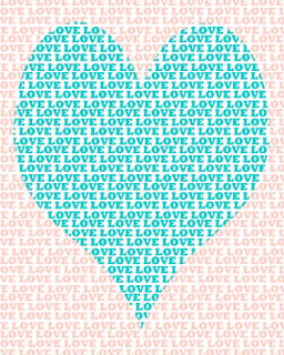 blue and pink love heart printable