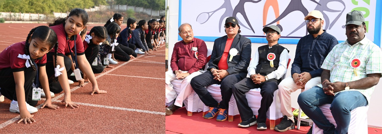 Crescent Public School & Creative Minds Pre-School Ballarpur Host 8th Annual Sports Day