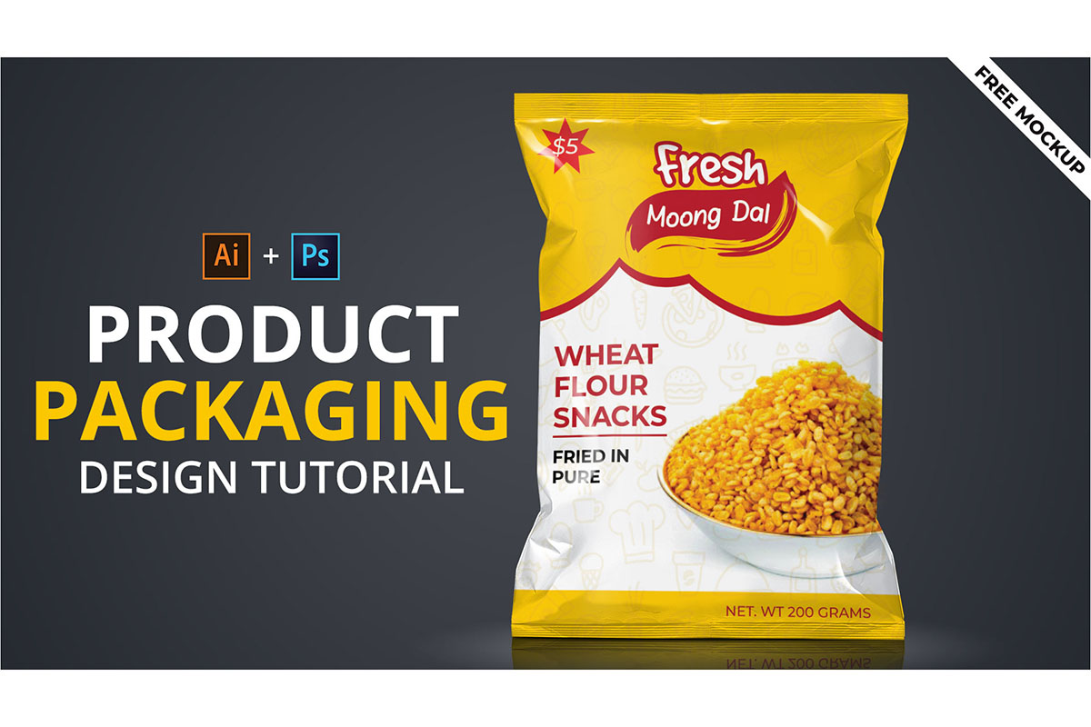 Download Product Packaging Design Tutorial In Illustrator Free Foil Pack Packaging Mockup Psd Download Illustrator 3d Packaging Design Maxpoint Hridoy Graphic Design Tutorial Learn More Earn More