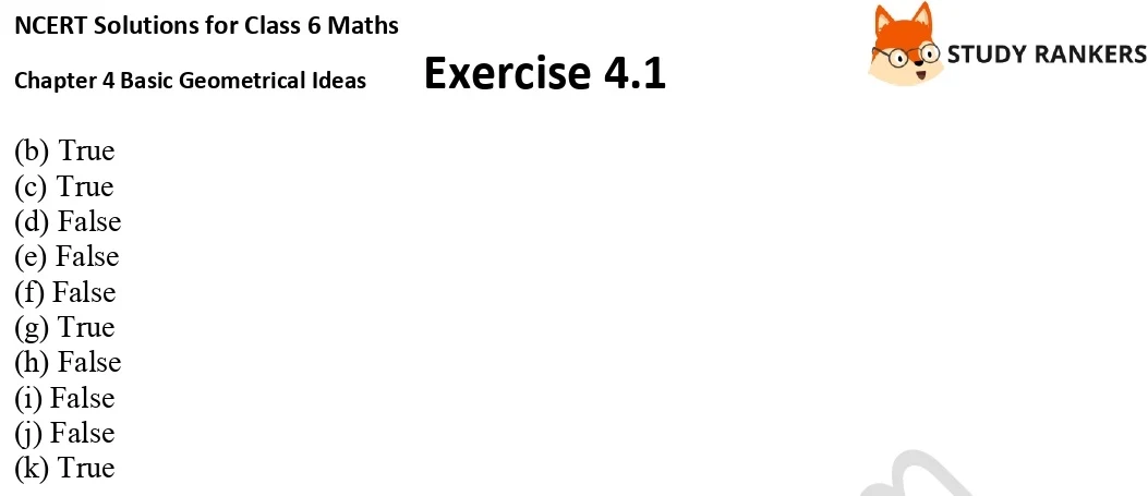 NCERT Solutions for Class 6 Maths Chapter 4 Basic Geometrical Ideas Exercise 4.1 Part 4