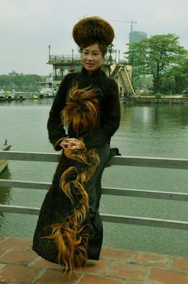 Woman with Unusual Hair Style - Unusual Hair Cut