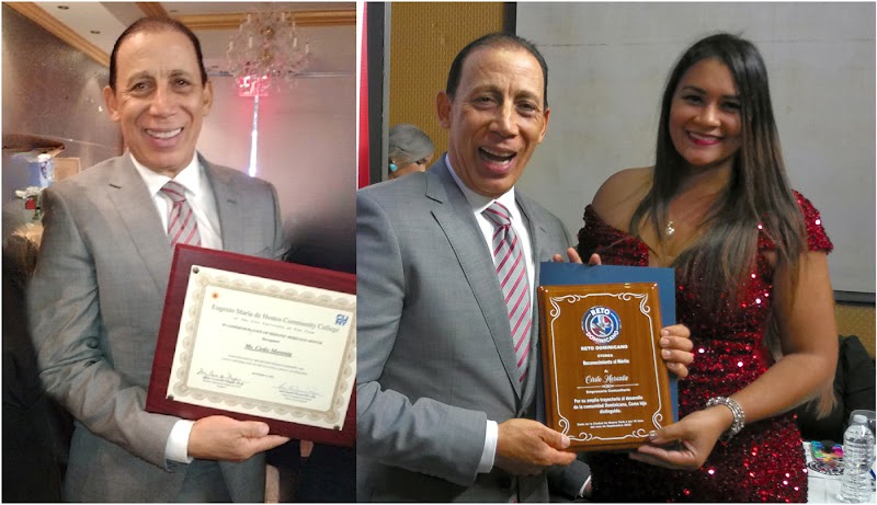 Empresario Cirilo Moronta reconocido por Hostos Community College  y  Reto Dominicano en  Mes de la Herencia Hispana