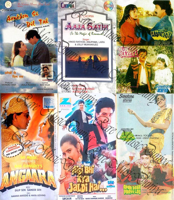 Bollywood Cassettes Collections (MP3 & Flacs) (Sale)