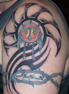 Cancer Zodiac Tribal Tattoos Desaign