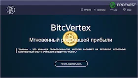 BitcVertex обзор и отзывы HYIP-проекта