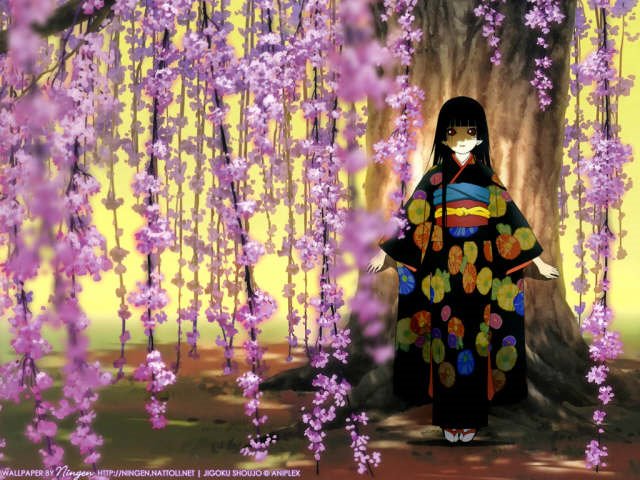 cute anime kimono. Anime Girl in Kimono