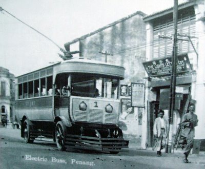 Image result for GAMBAR TRAM LAMA DI PENANG