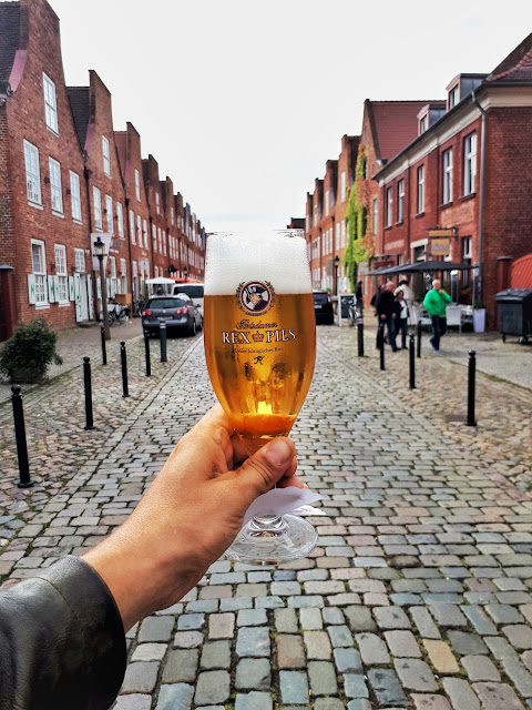 Rex pils in Dutch quarter of Potsdam, Germany