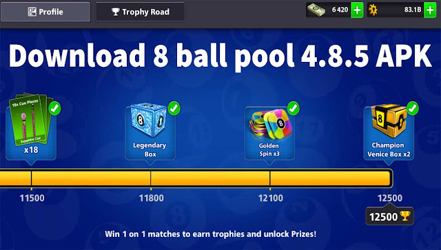 Download 8 ball pool 4.8.5 APK