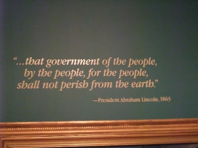 One of President Abraham Lincoln's famous quotes.