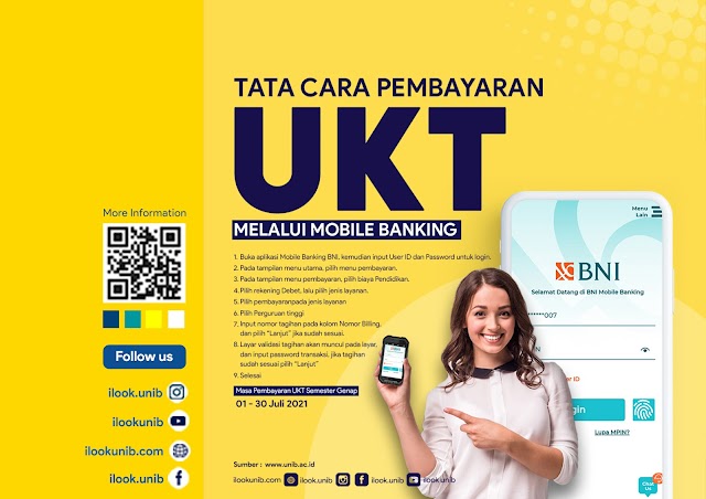 TATA  CARA BAYAR UKT UNIB MELALUI M-BANKING BNI