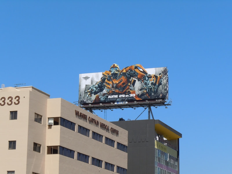 Transformers 3 Bumblebee billboard