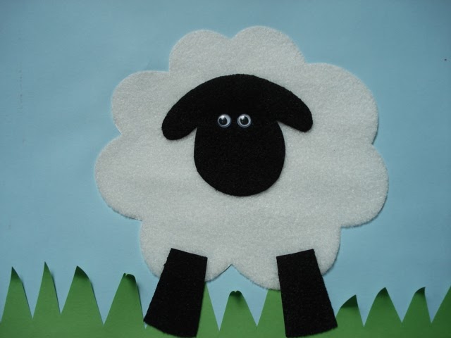 a faithful attempt: Fuzzy Sheep
