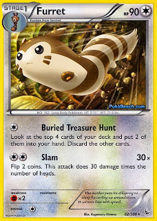 Furret Flashfire Pokemon Card