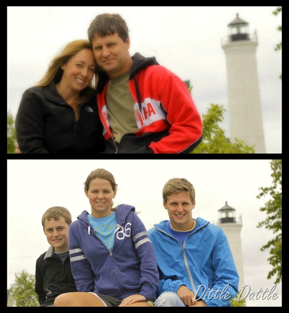 Cape Vincent lighthouse collage
