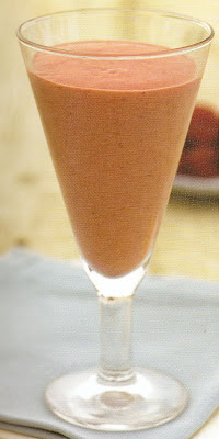 batido de frambuesa y fresa