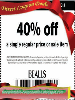 Free Printable Bealls Coupons