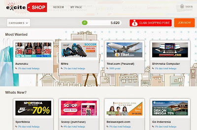 Belanja Online di Excite Shop