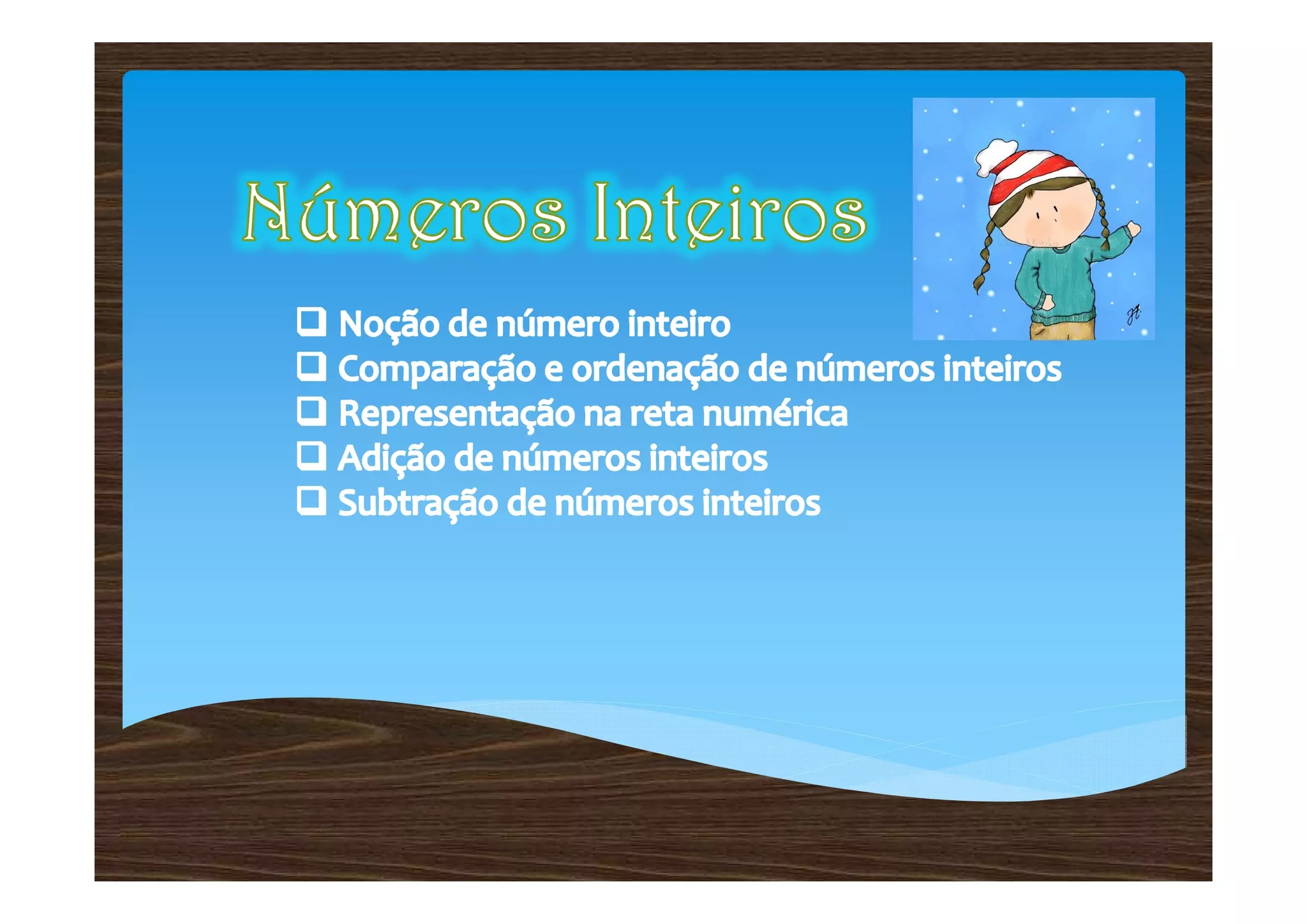 números inteiros 7 ano