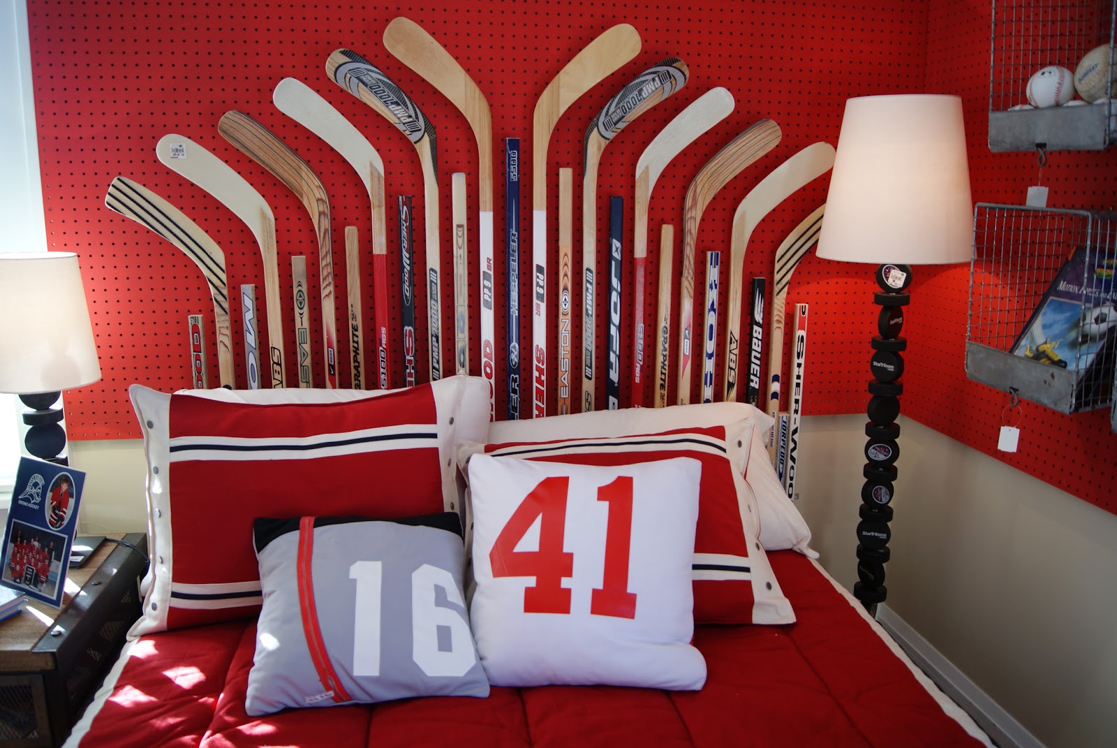 how to build a hockey stick chair