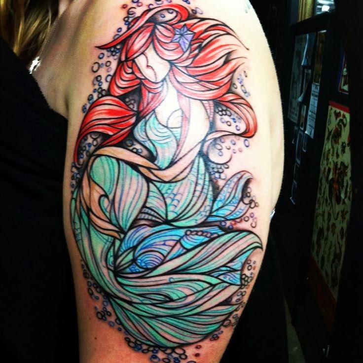 Xmas With Dragon Styled Koi Fish Tattoo, Koi Fish Xmas Tattoo Design, Awesome Fish Tail With Xmas Tattoos, Christmas Tattoos, New Designs Of Koi Fish On Women Shoulder,