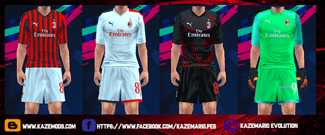 Ac Milan Leaked Kits 201920 For Pes Psp Ppsspp Pes