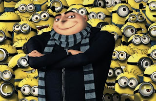 Gru and yellow smileys Despicable Me 2