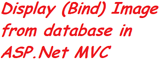 Display (Bind) Image from database in ASP.Net MVC