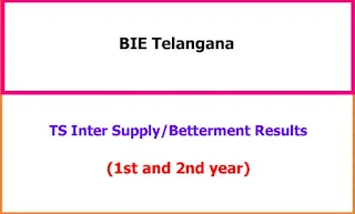 TS Inter Supplementary Exam Results 2024