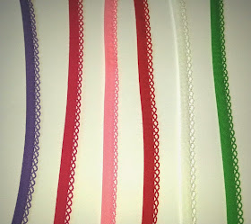 Kies maar uit 6 kleuren biaisband met kant MaMarieke